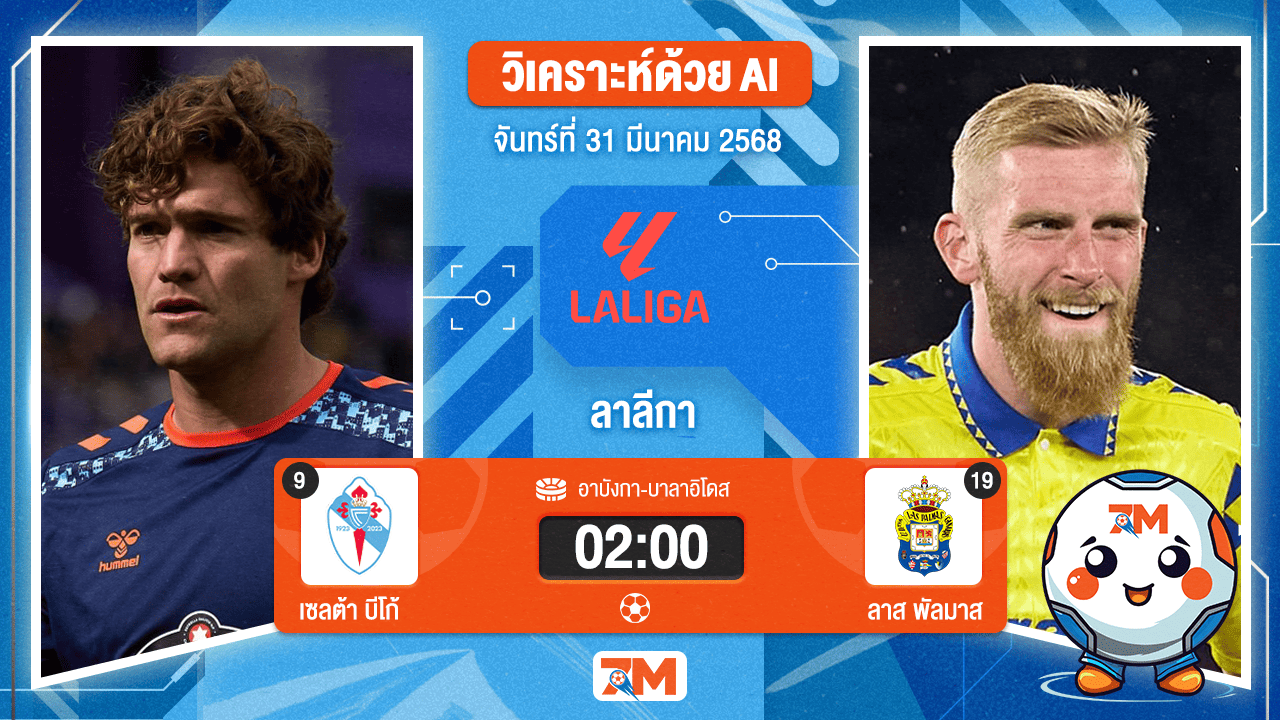 วิเคราะห์ฟุตบอล ลาลิกา ระหว่าง เซลต้า บีโก้ พบ ลาส พัลมาส
