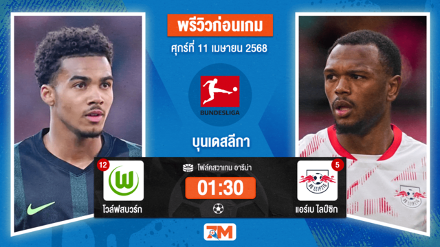 วิเคราะห์ฟุตบอล บุนเดสลีกา ระหว่าง โวล์ฟสบวร์ก พบ แอร์เบ ไลป์ซิก