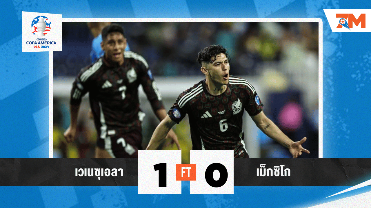 เวเนซูเอลาสอยจังโก้ 1-0 ลิ่ว 8 ทีมโคปาฯ รอนดอนซัดโทษ-พิเนด้าพลาด