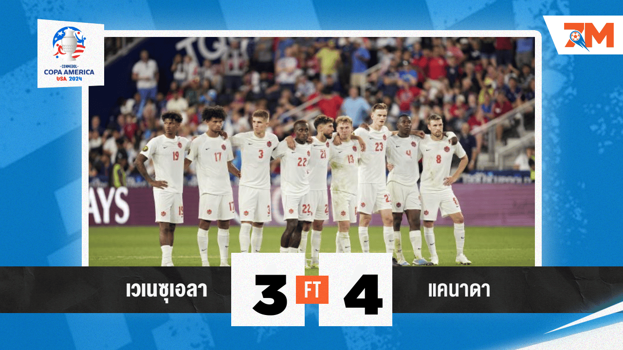 ดวลเป้าเดือด! แคนาดาเฉือนเวเนซูเอล่าลิ่วตัดเชือกโคปา อเมริกา