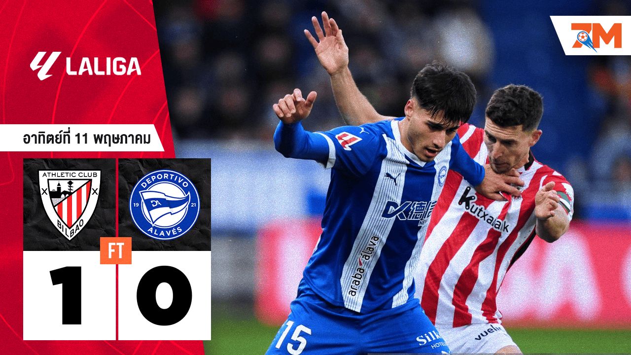 ผลบอลวันนี้ แอธเลติก บิลเบา เอาชนะ อลาเบส 1-0