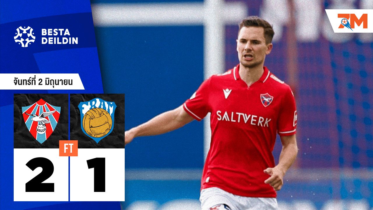 ผลบอลวันนี้ วาลูร์ เรย์ยาวิค คว้าชัยเหนือ เฟรม เรย์จาวิค 2-1