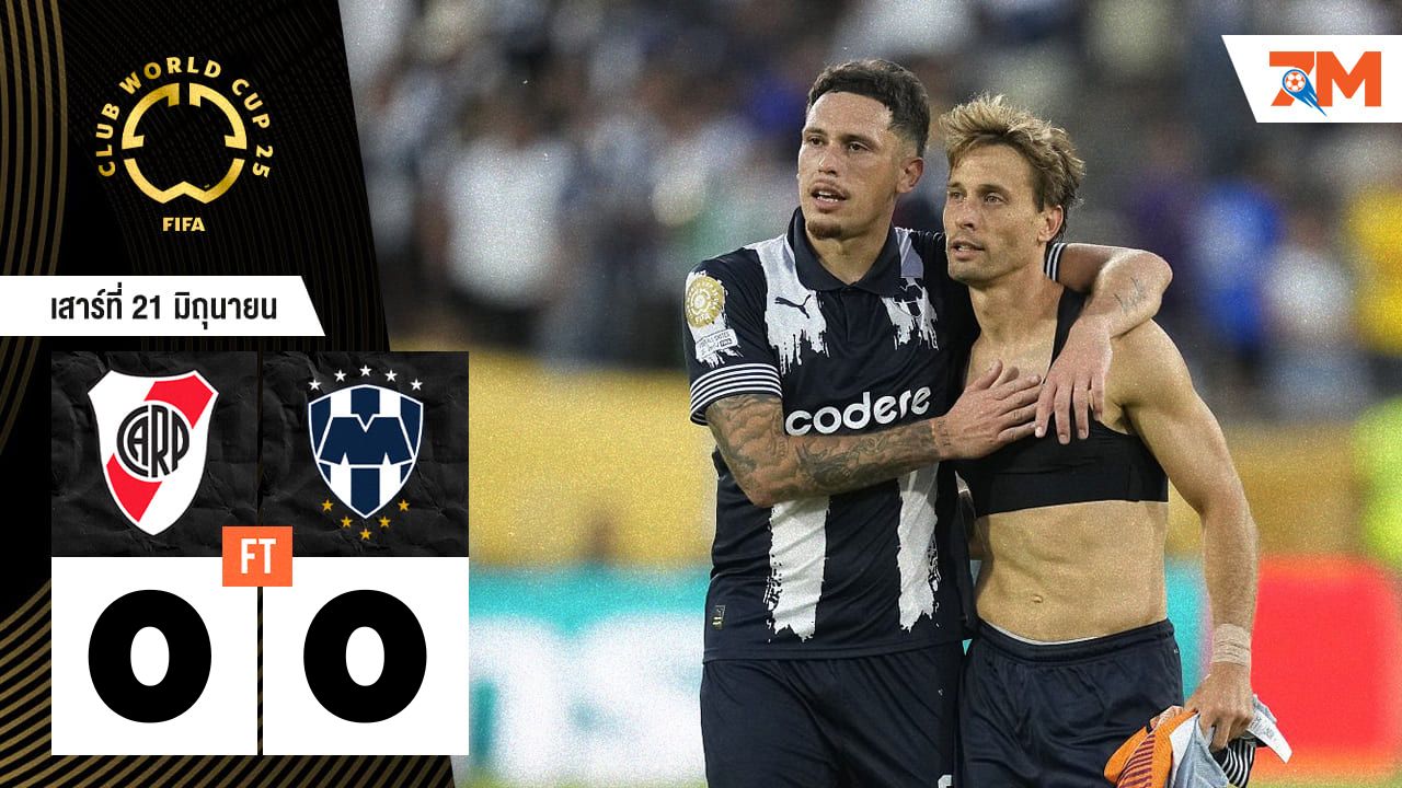 ผลบอลวันนี้ ริเวอร์ เพลท เปิดบ้านเจ๊า มอนเทอร์เรย์ สุดจืด 0-0