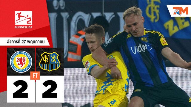 ผลบอลวันนี้ ไอน์ทรัค บราวน์ชไวก์ ต่อเวลายิงชนะ ซาบรุคเค่น 2-2 (สกอร์รวม 4-2)